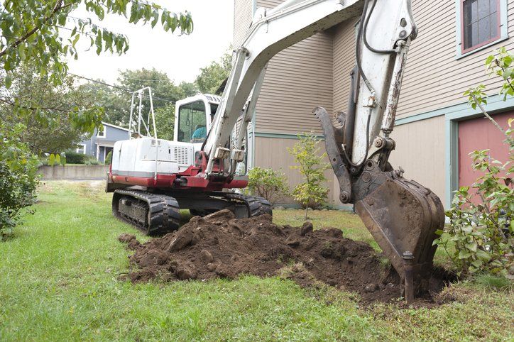 Yard excavation