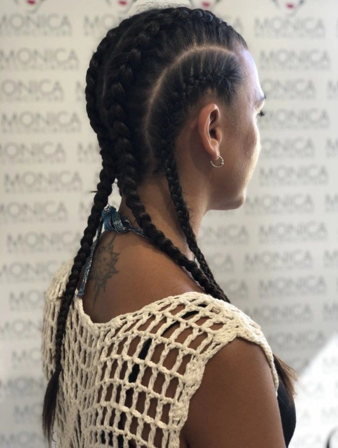 acconciatura look afro