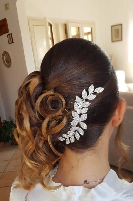 messa in piega per sposa