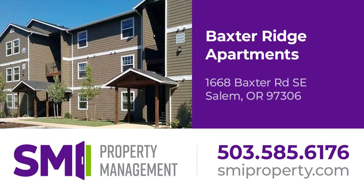 Baxter Ridge Apartments Salem, OR SMI Property Management