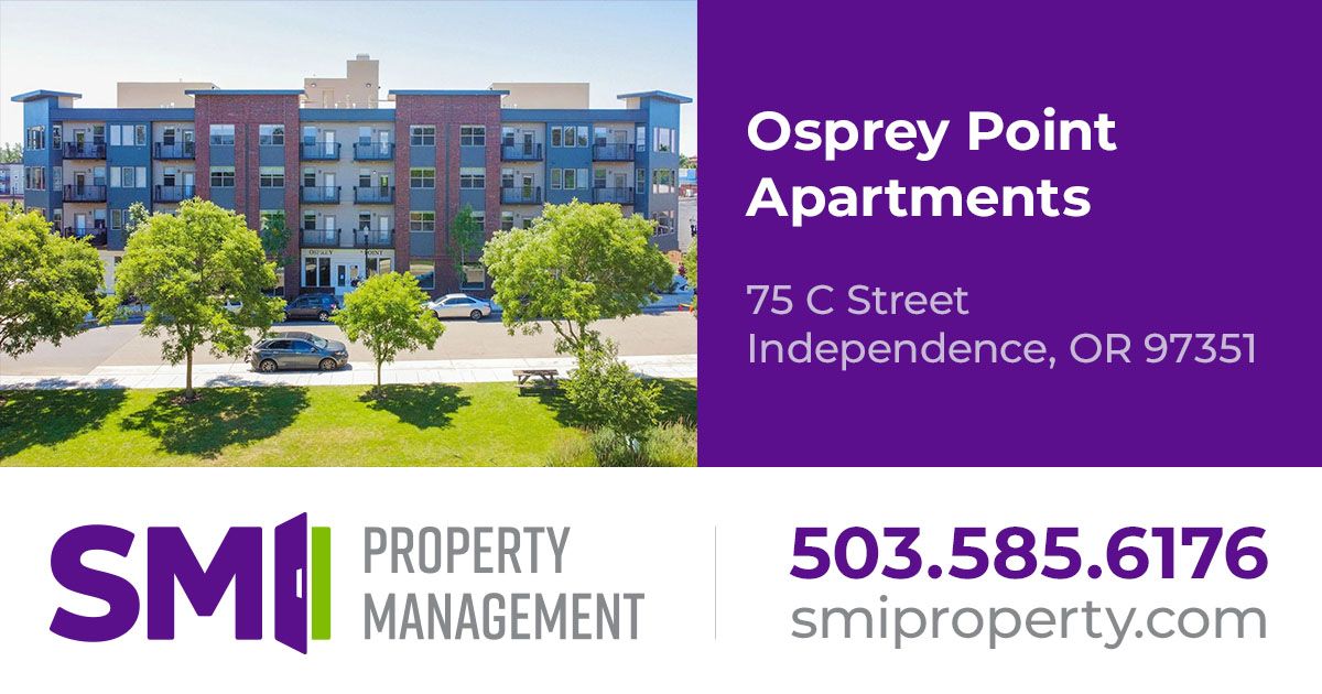 Osprey Point Apartments Independence, OR SMI Property Management