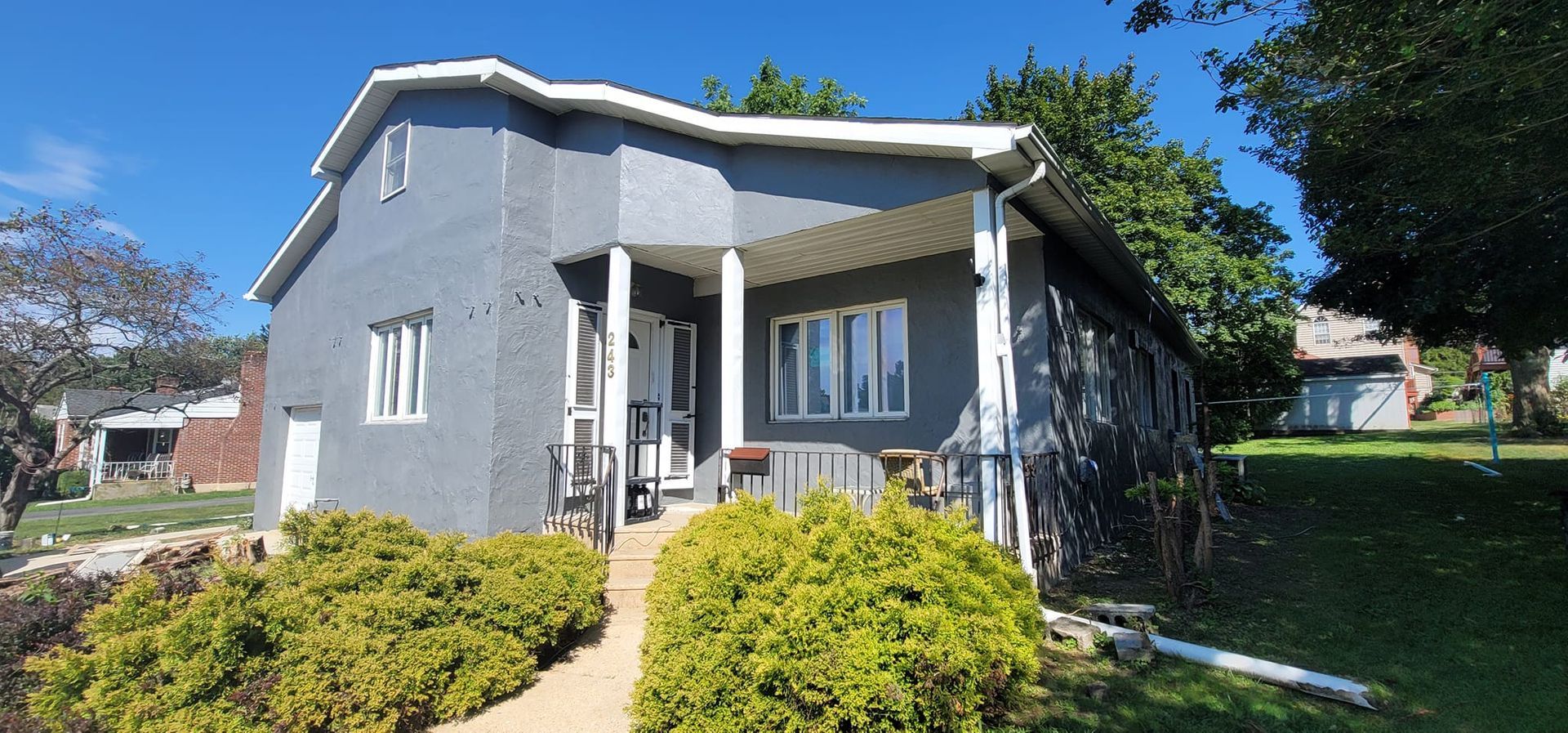 Gray Paint House Exterior — West Grove, PA — CRV Painting