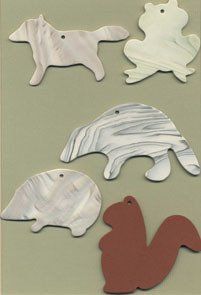 British wildlife ceramic wind chime mobile - fox, frog, badger, hedgehog and squirrel