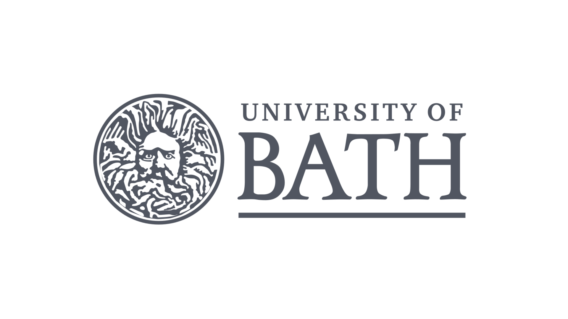 A logo for the university of bath with a lion on it.