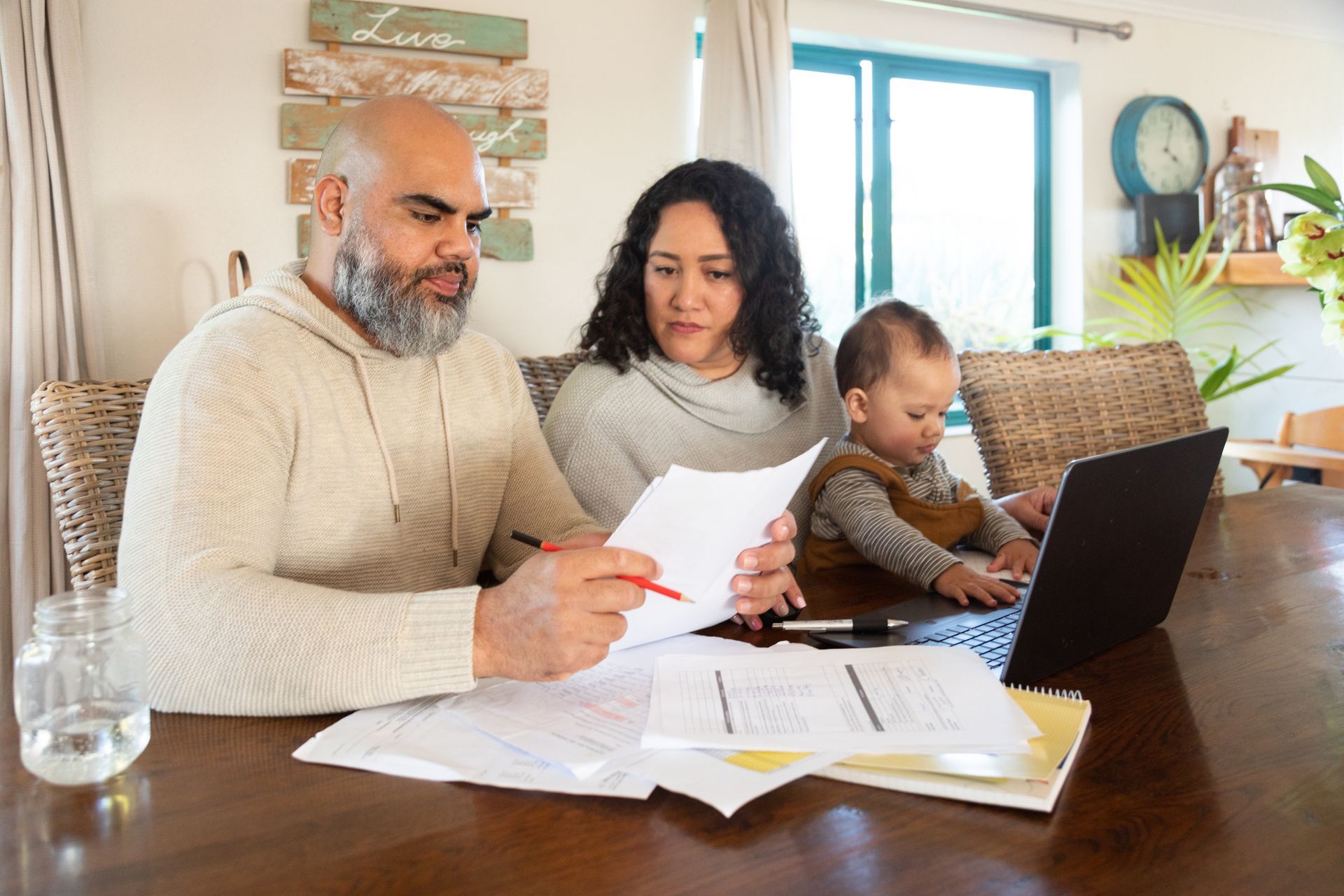 Man Looking At Documents — Christchurch, NZ — Money For You Mortgages