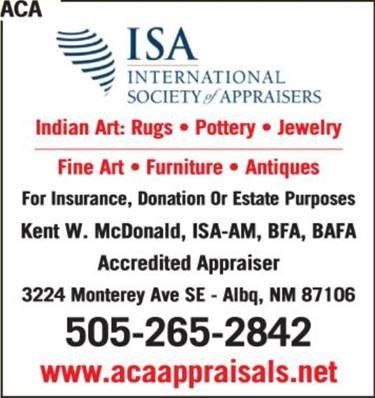International Society of Appraisers — Albuquerque, NM — Appraisal & Connoisseur Associates