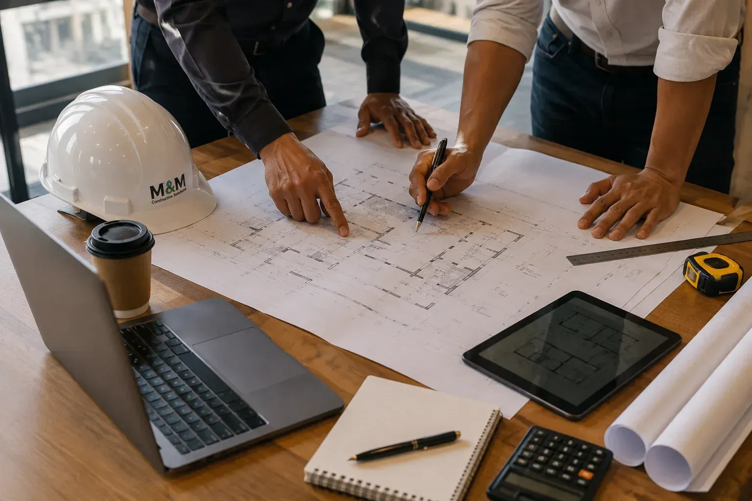 An estimate calculator and project plans for analyzing Construction Costs.