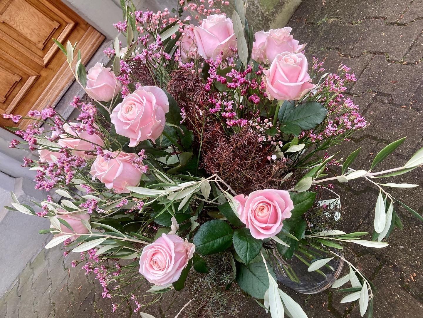 Strauß mit Olivenzweigen