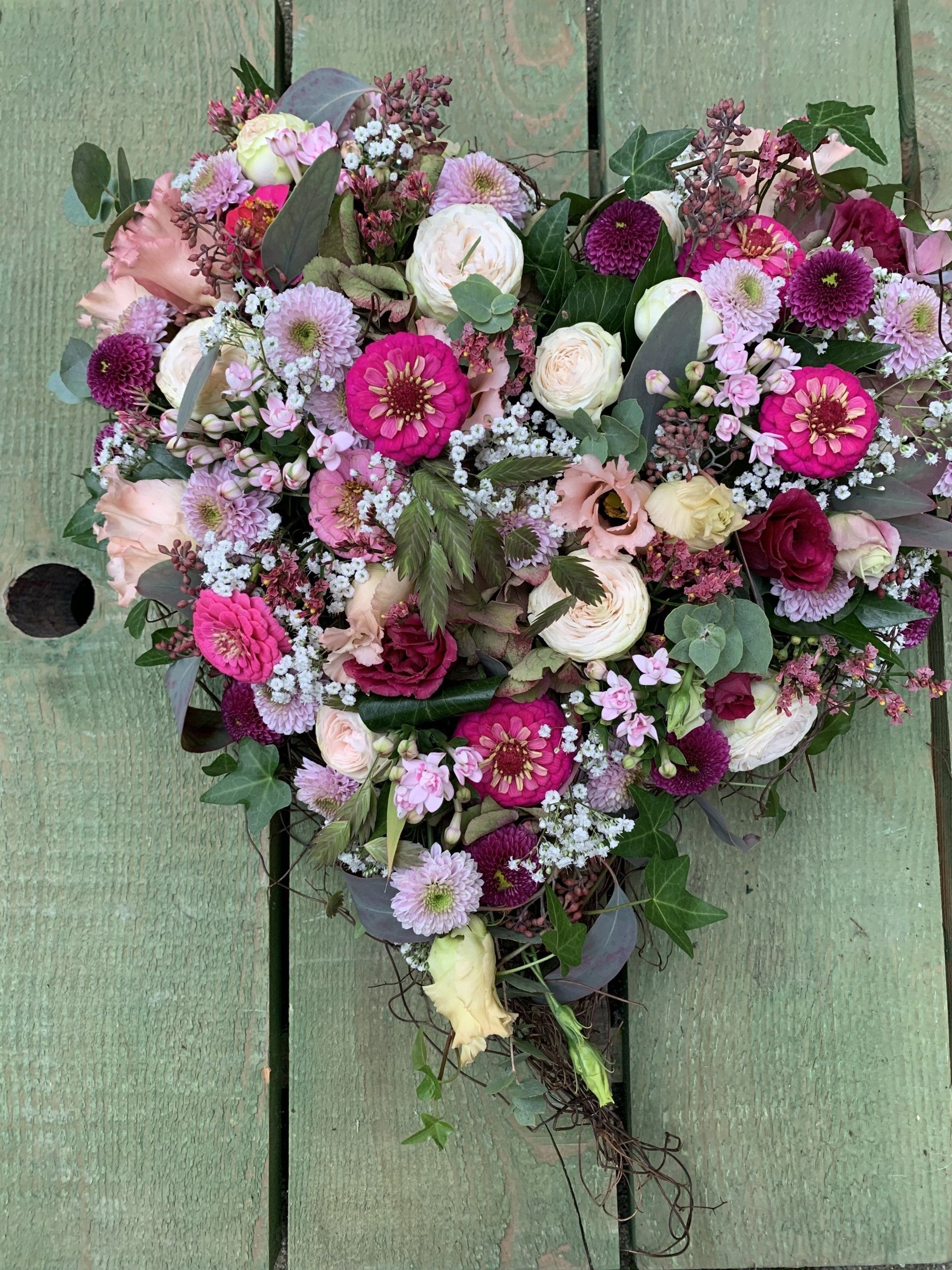 Blumenkranz zur Trauer