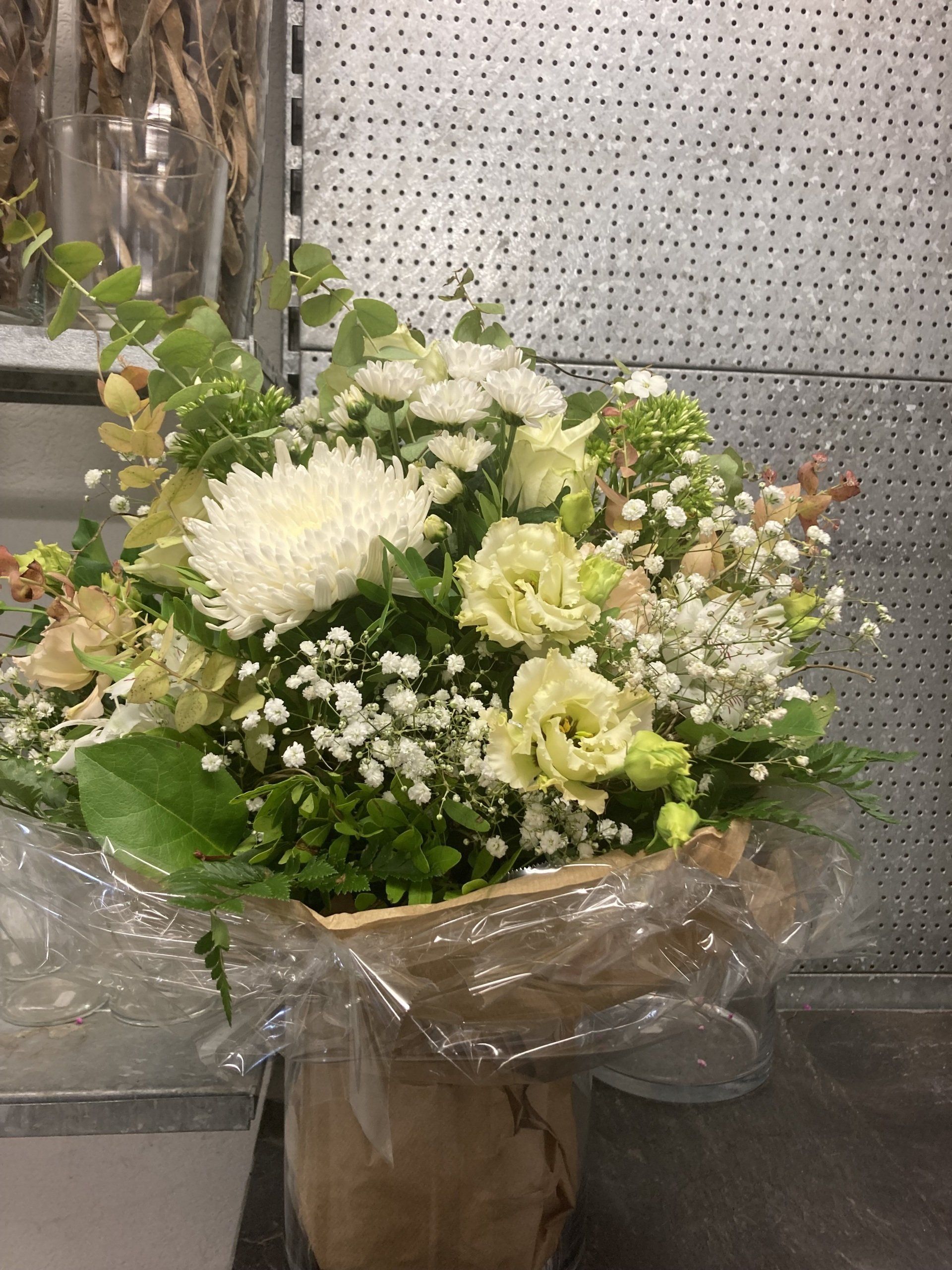 Strauß weißer Blumen