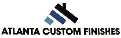 Logo of Atlanta Custom Finishes: house icon over text.