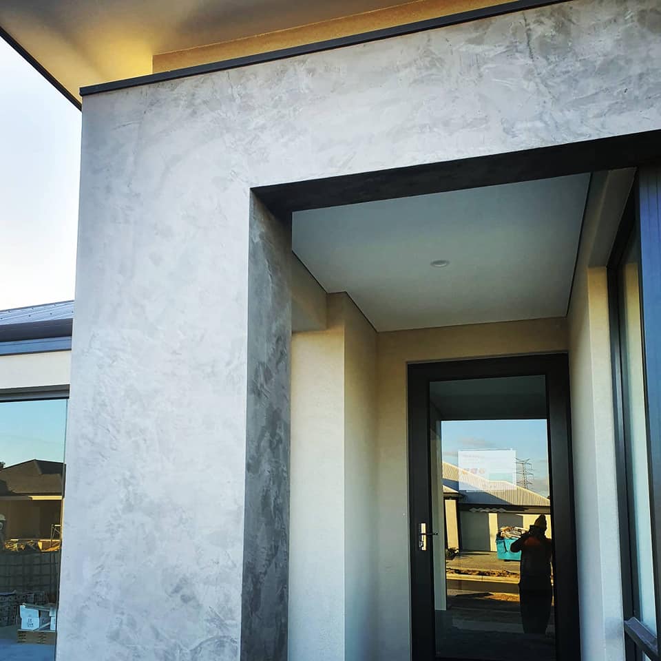 Outdoor Post Plastering — Perth, WA — Westexture Wall Coatings