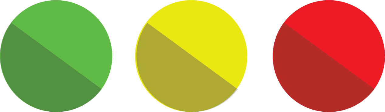 traffic lights - green, yellow and red