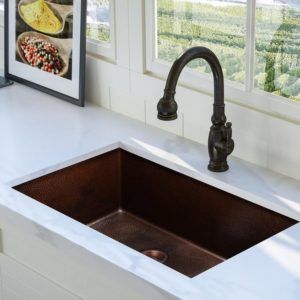 under mounted sink