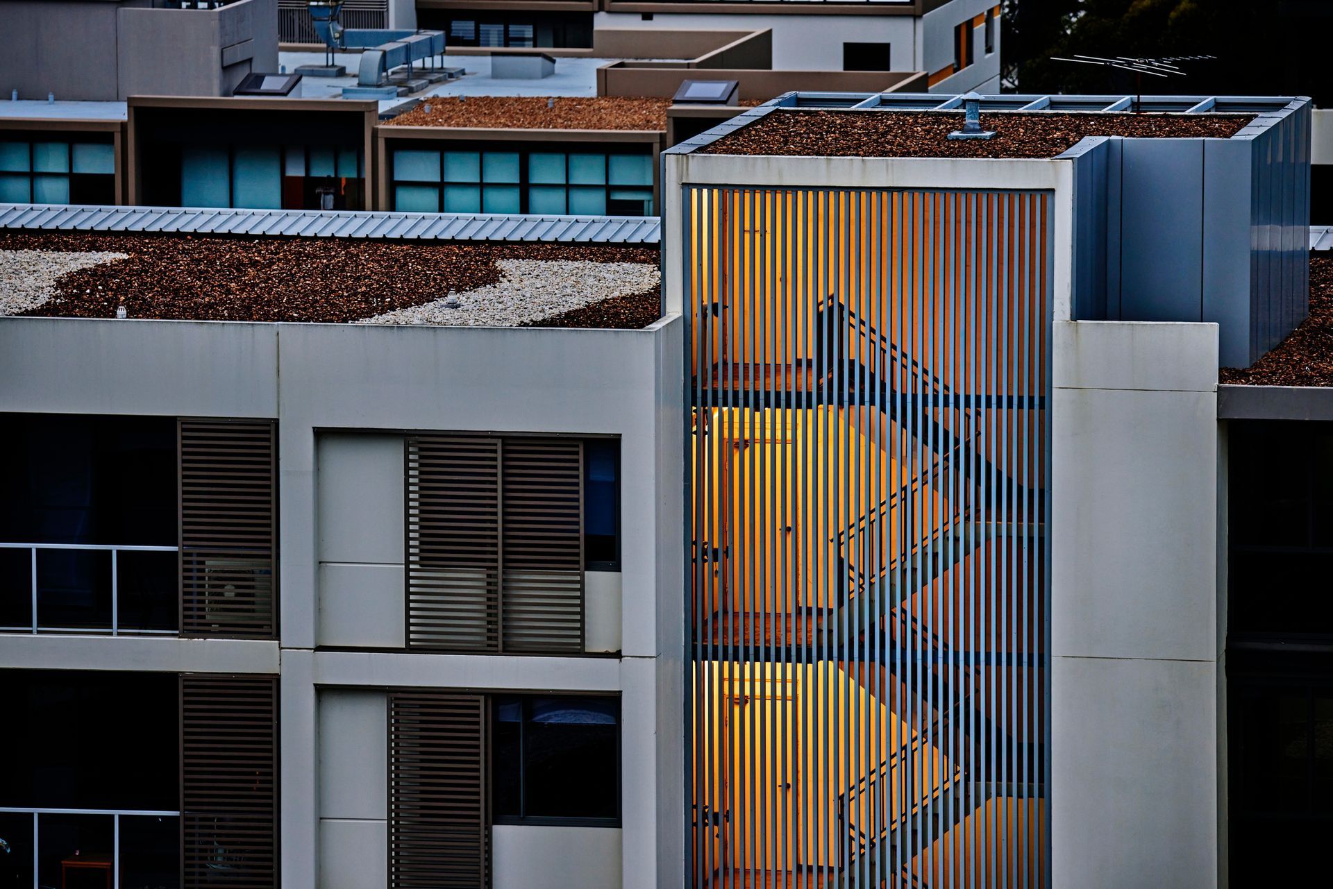 A building with a painting on the side of it