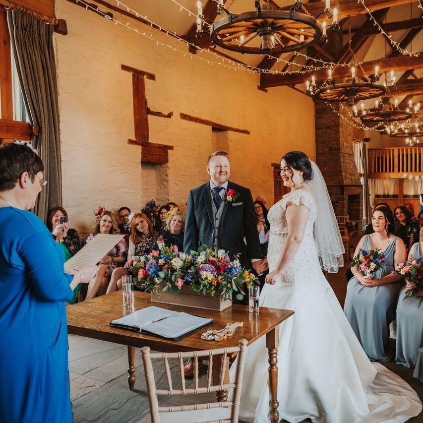 Couple getting married