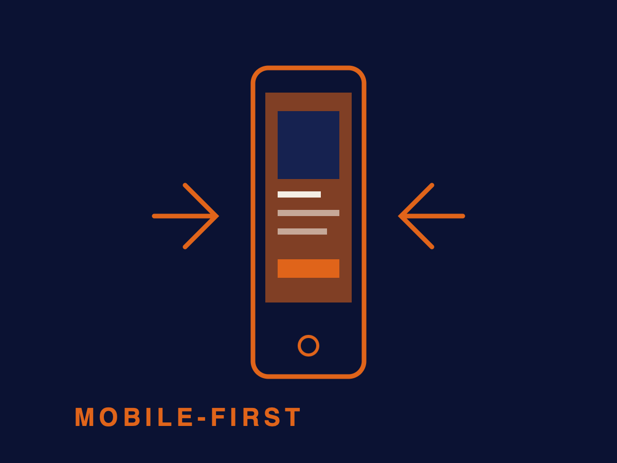 Mobile-first design 