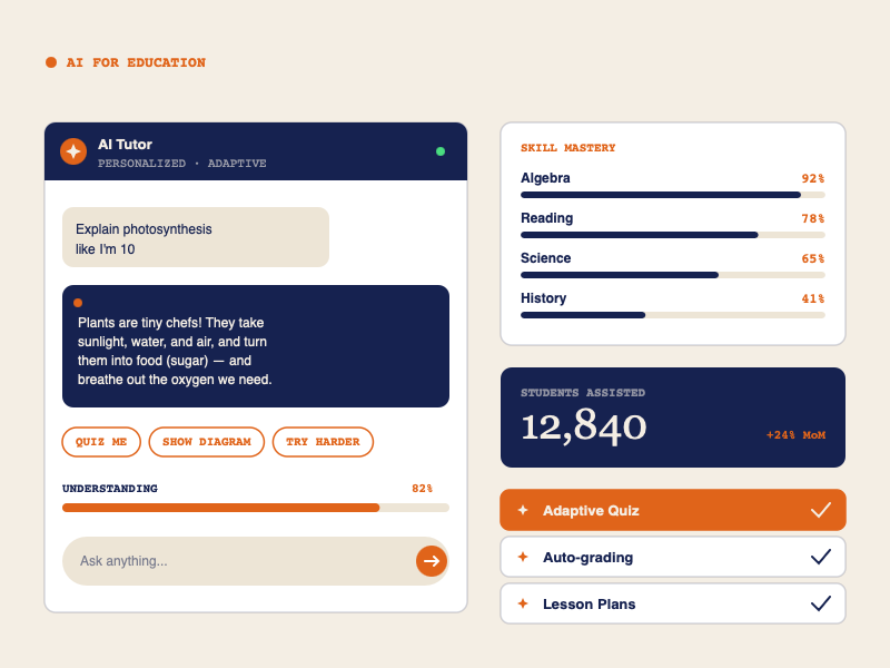 AI for education