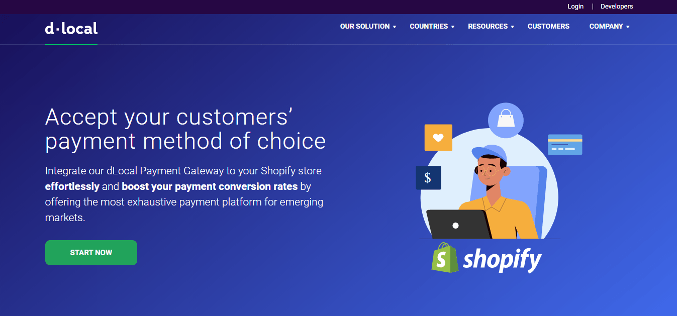 dLocal with Shopify dLocal with Shopify