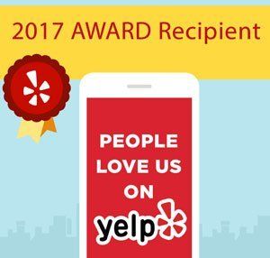 2017 Yelp Award Winner