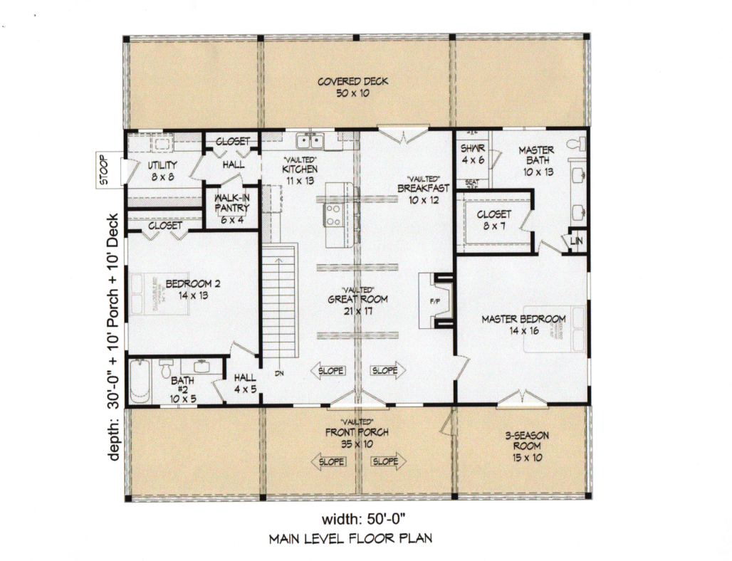A floor plan of a house with a lot of rooms