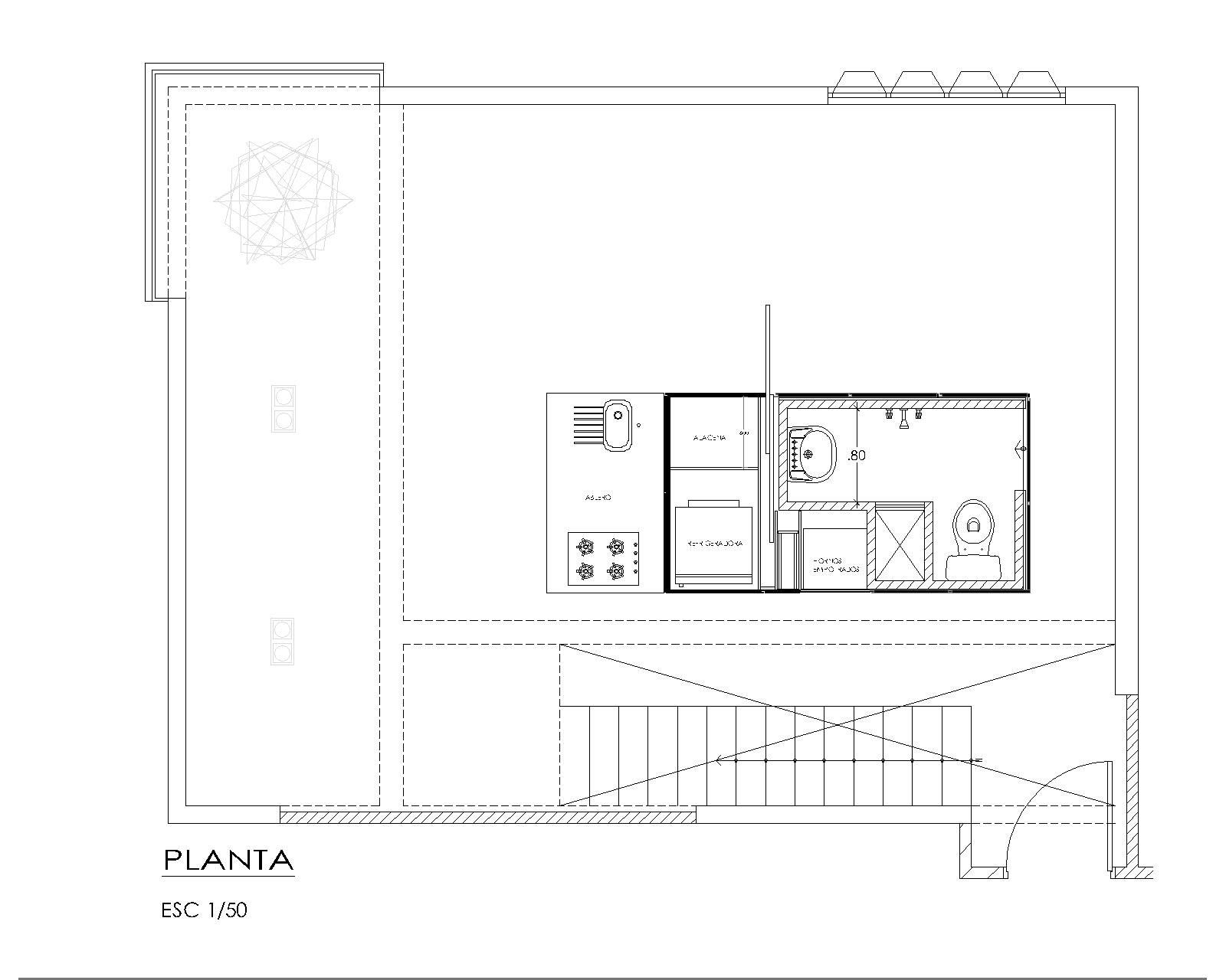 Un plano en blanco y negro de un edificio.