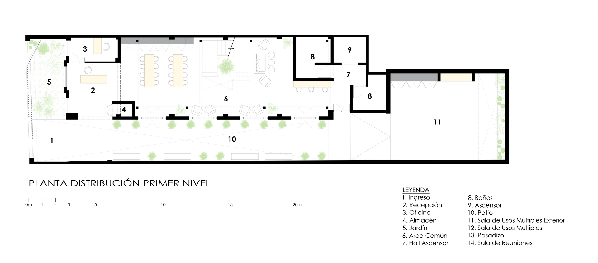 Un plano en blanco y negro de una casa.