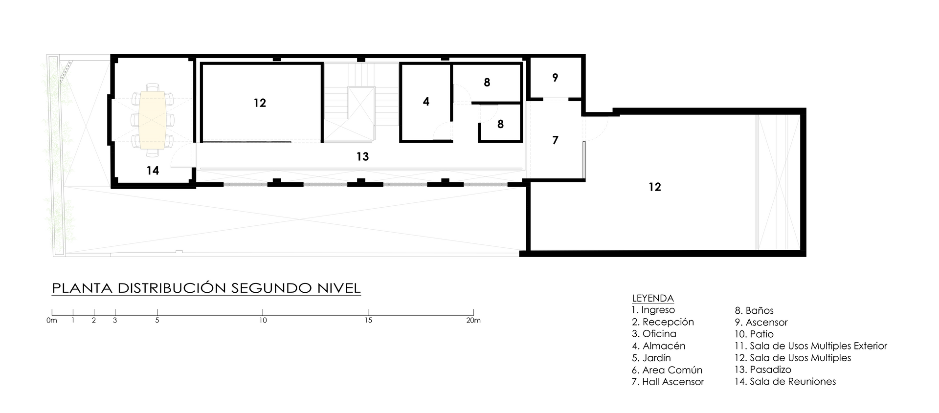 Un plano en blanco y negro de una casa.
