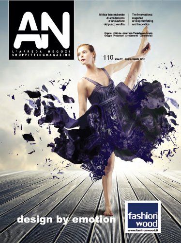 Una mujer con un vestido morado aparece en la portada de una revista.