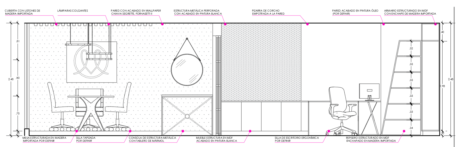 Un dibujo en blanco y negro de un edificio con muchas líneas.