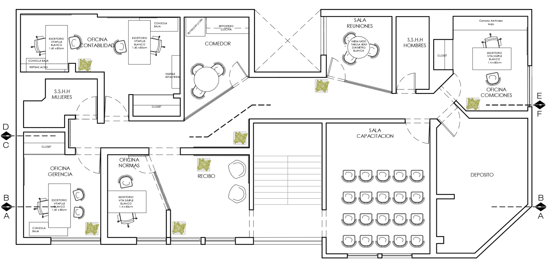 Un plano en blanco y negro de una casa.