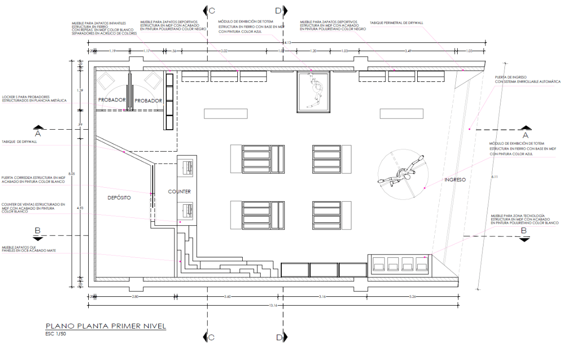 Un plano en blanco y negro de una habitación con muchos muebles.