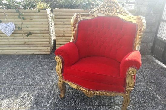 trone chaise pour saint nicolas