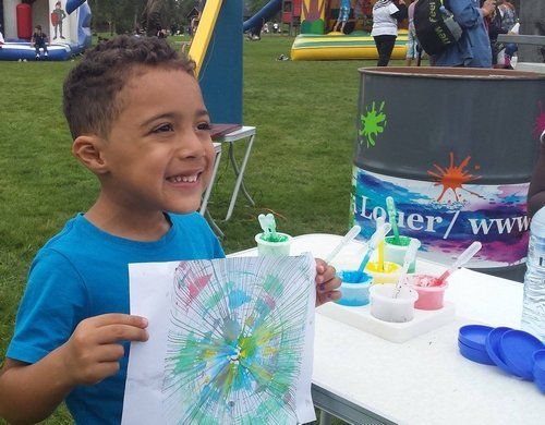 centrifuge peinture sur toile