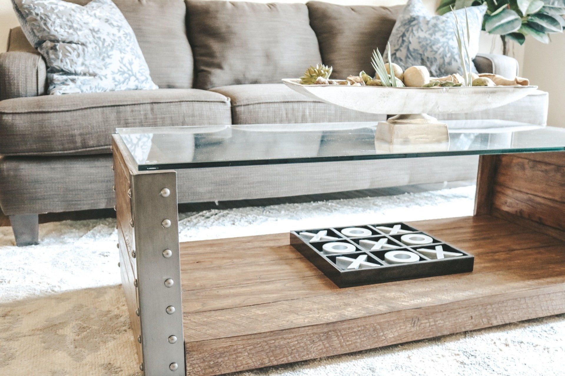 Westport Crossing Apartments apartment living room - staged.