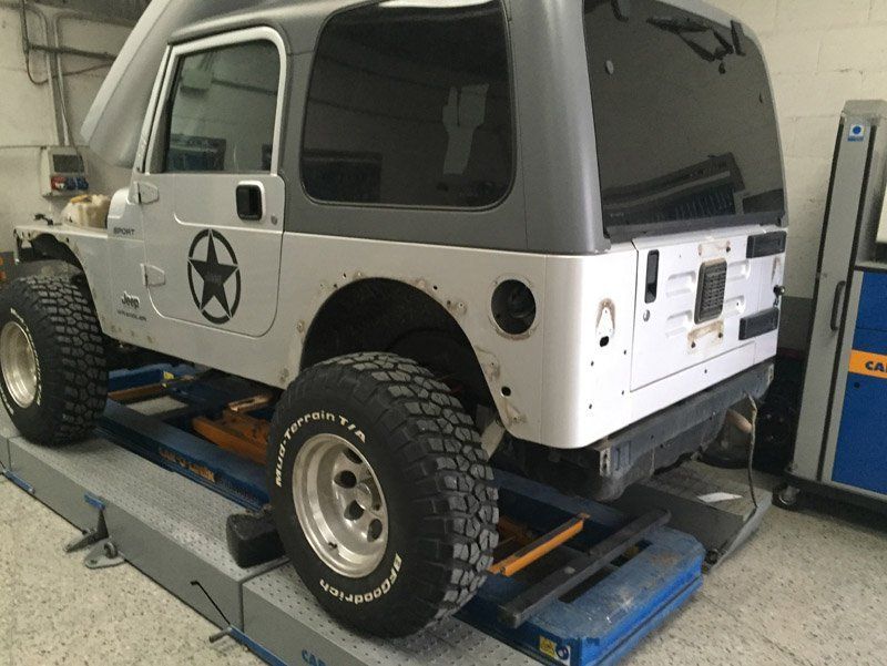 sostituzione ruote Wrangler