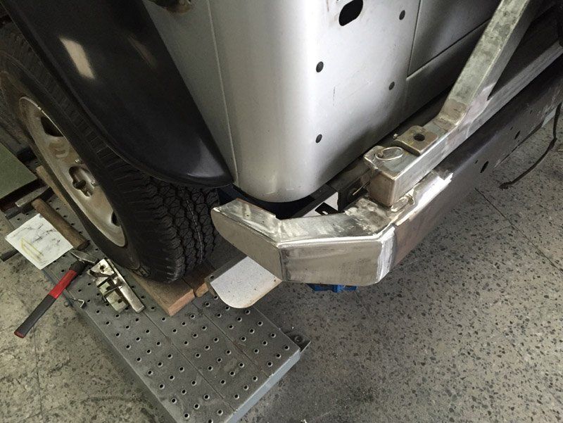 paraurti posteriore ripristinato