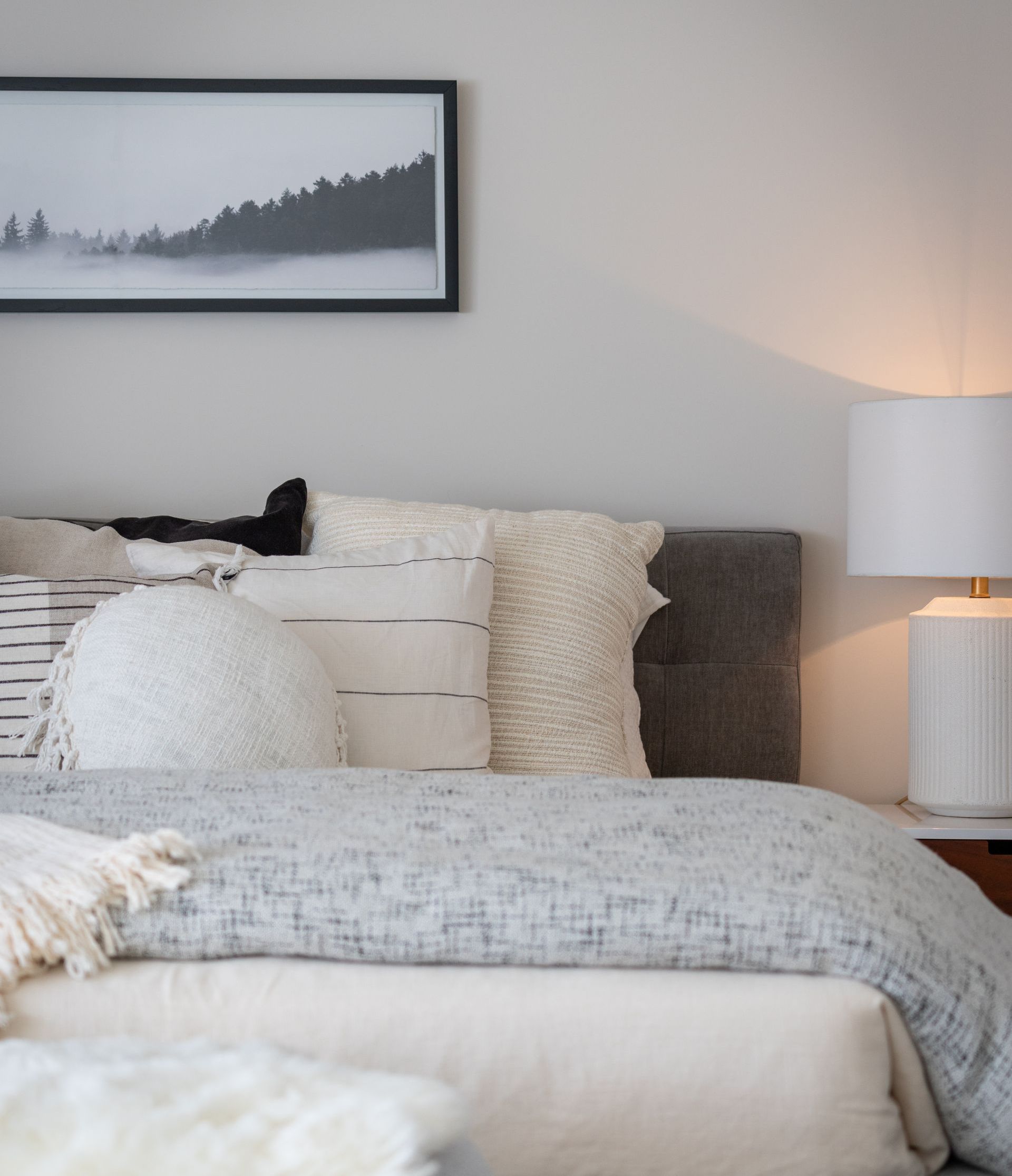 Person looking up stats on computer