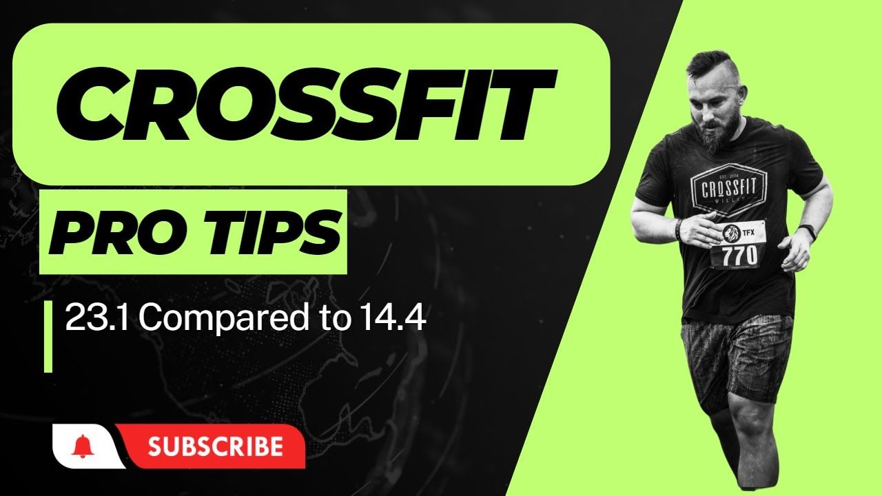 A man is running in a crossfit pro tips video.