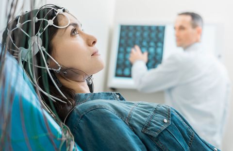 Endocrine — Woman Undergoing Electroencephalography in Chantilly, VA