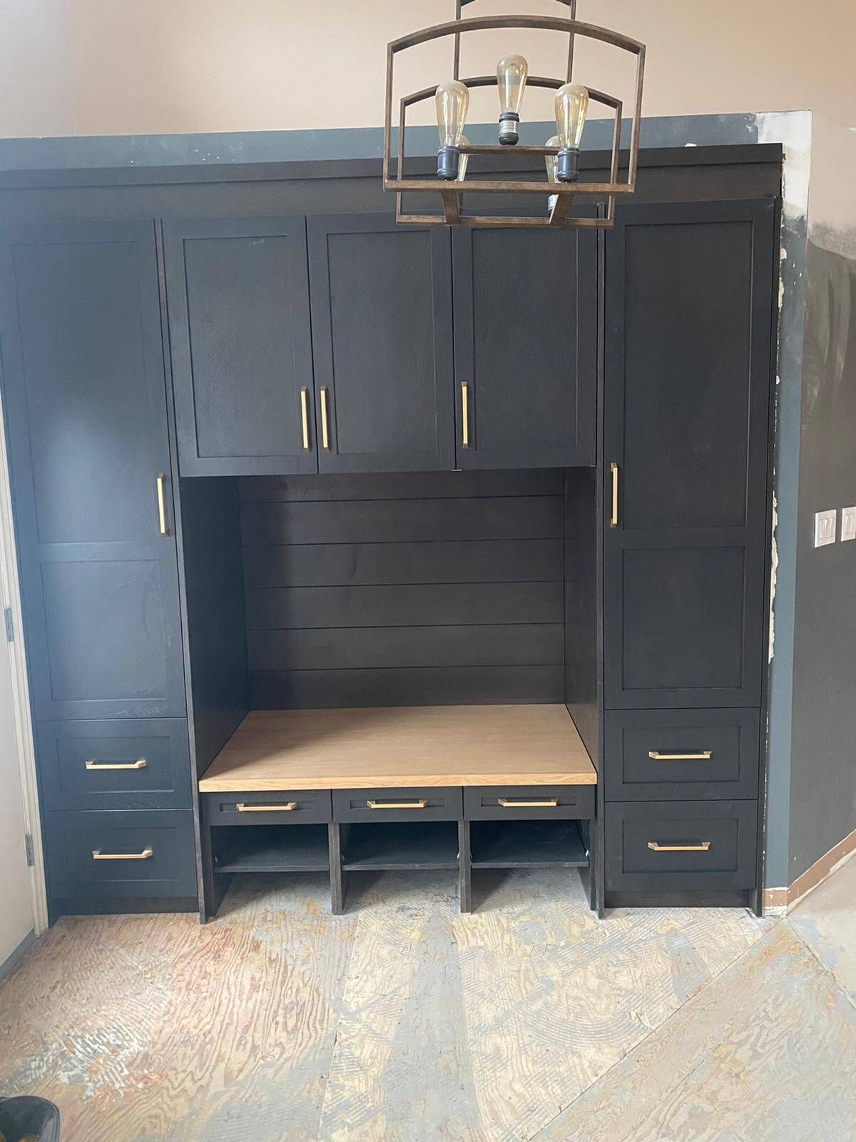 Black cabinet