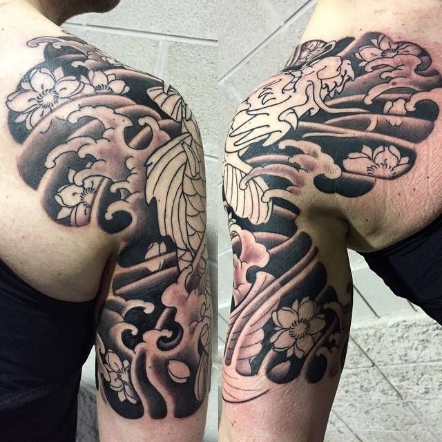 Koi Dragon Japanese Tattoo