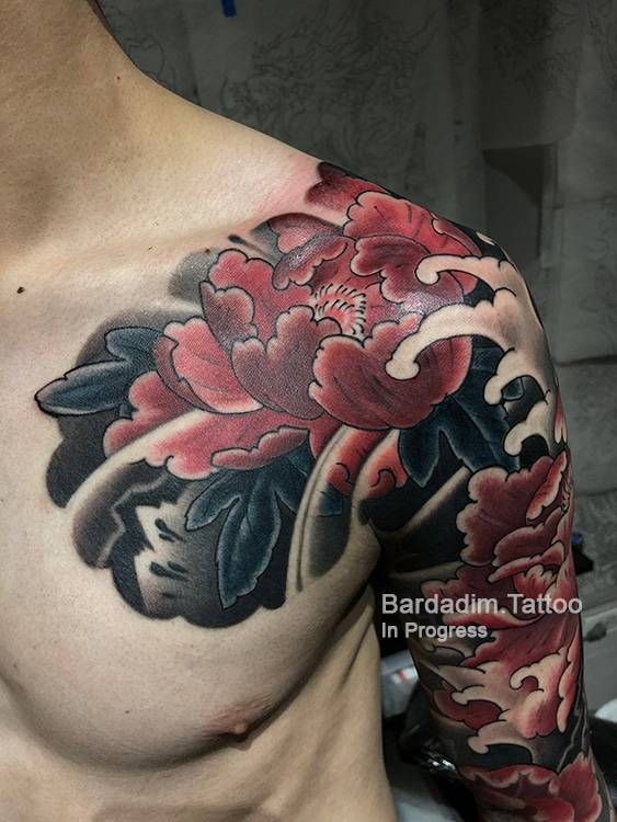 Japanese Peony Tattoo