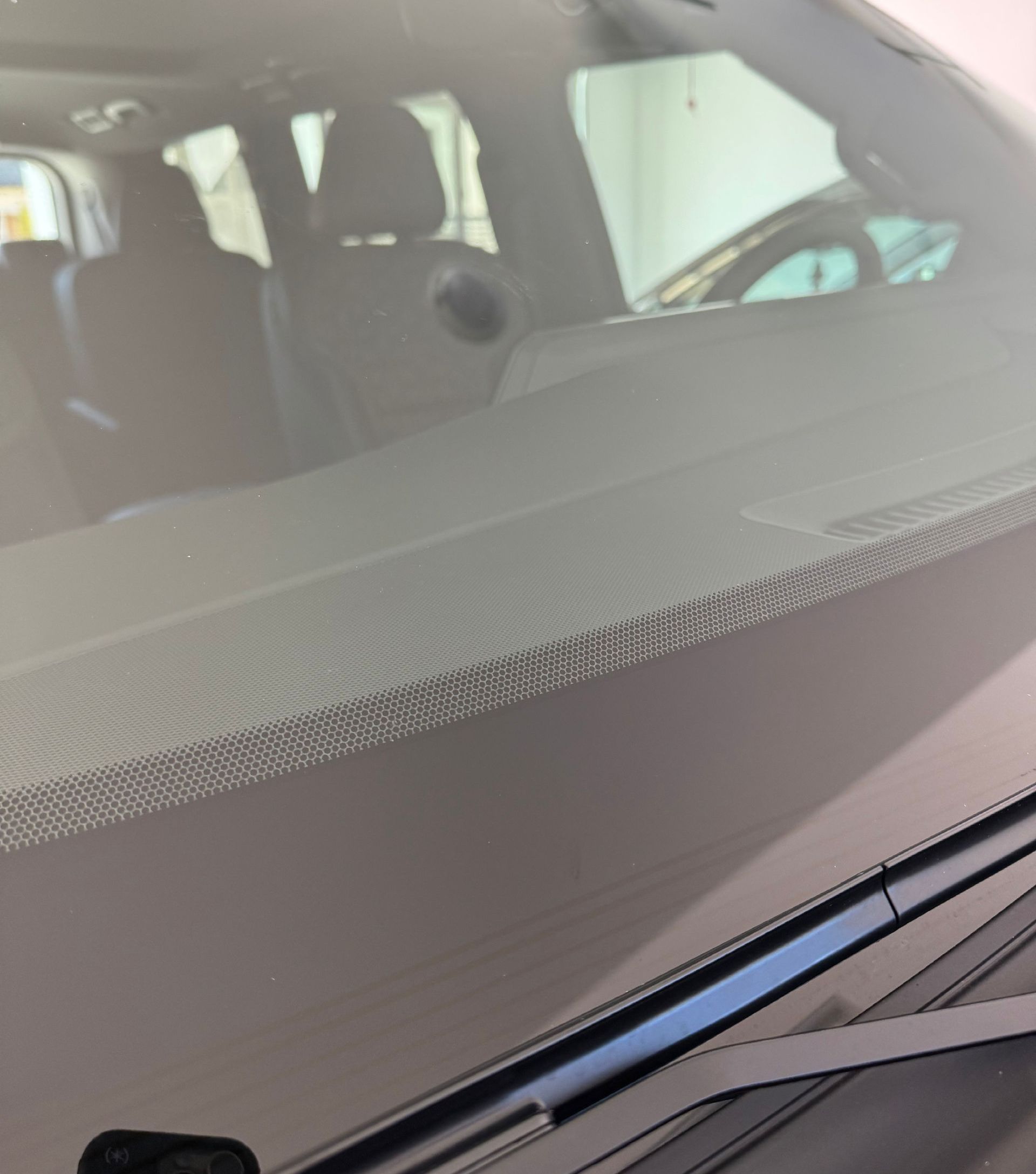 After windshield rock chip repair in Woodstock, GA
