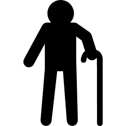 icona disabile e assistente sanitario