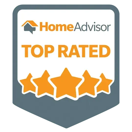 HomeAdvisor Top Rated badge