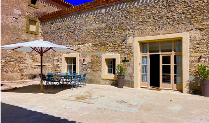 Terrace at the Gite