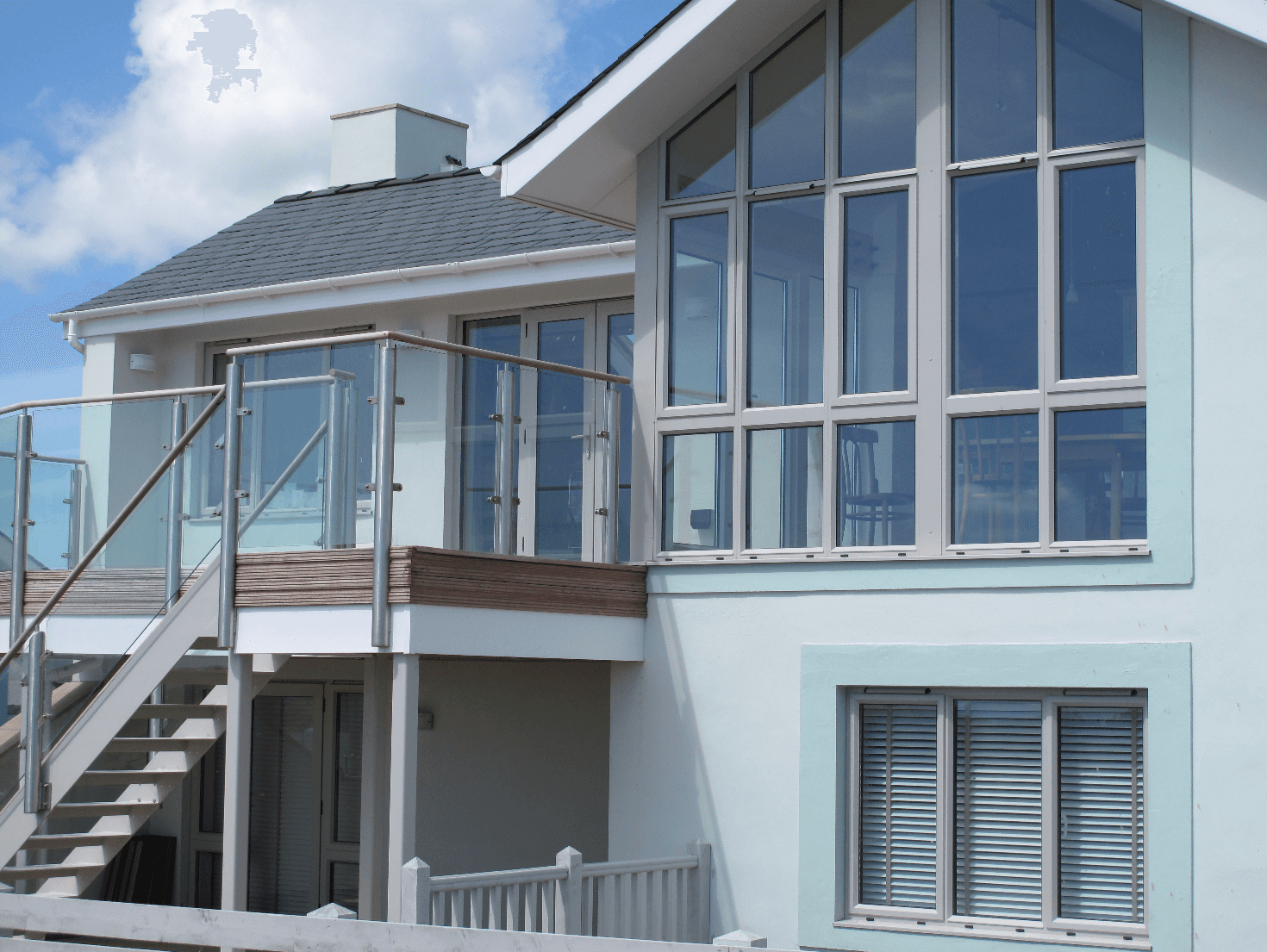 modern glass window and doors