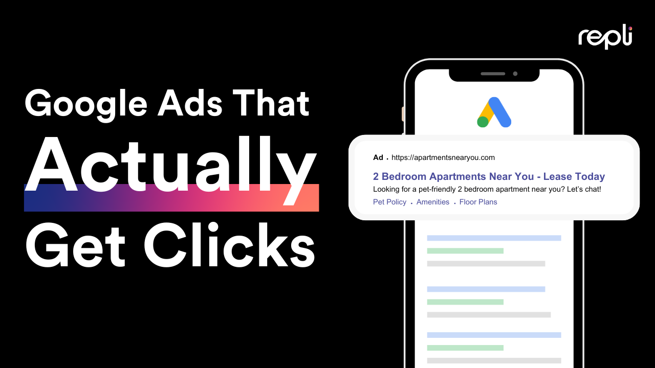 Google ads that actually get clicks on a black background