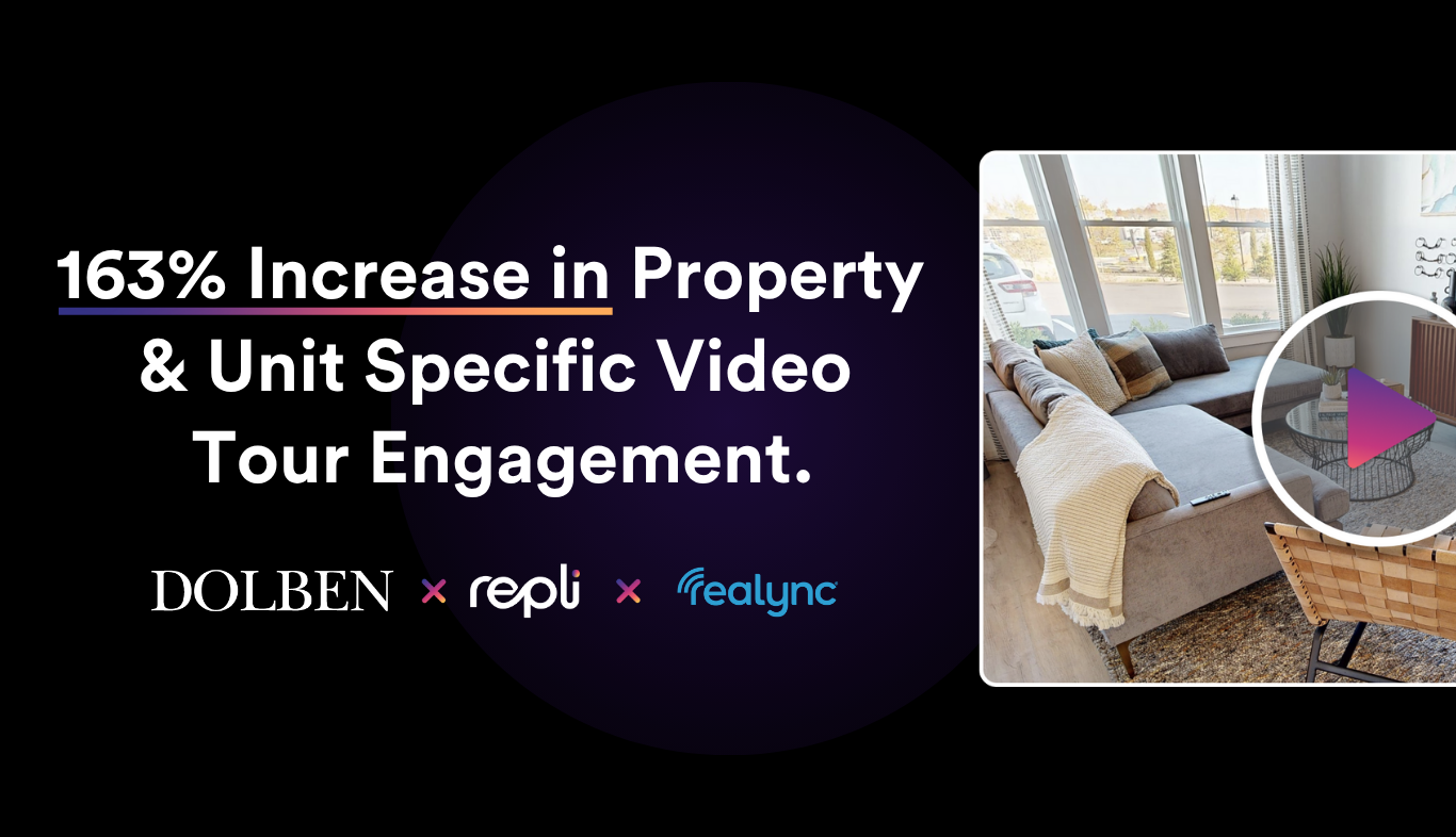 Dolben x Repli: 163% Increase in Property & Unit Specific Video Tour Engagement